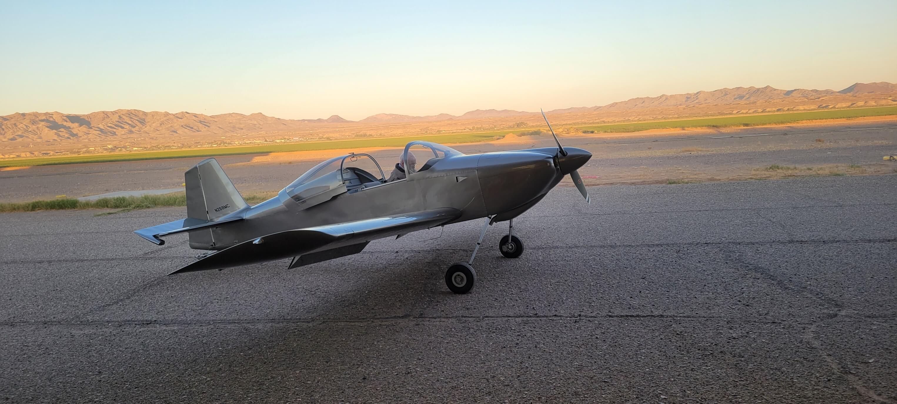 Tamco Paint Secret Silver on Van’s RV-6