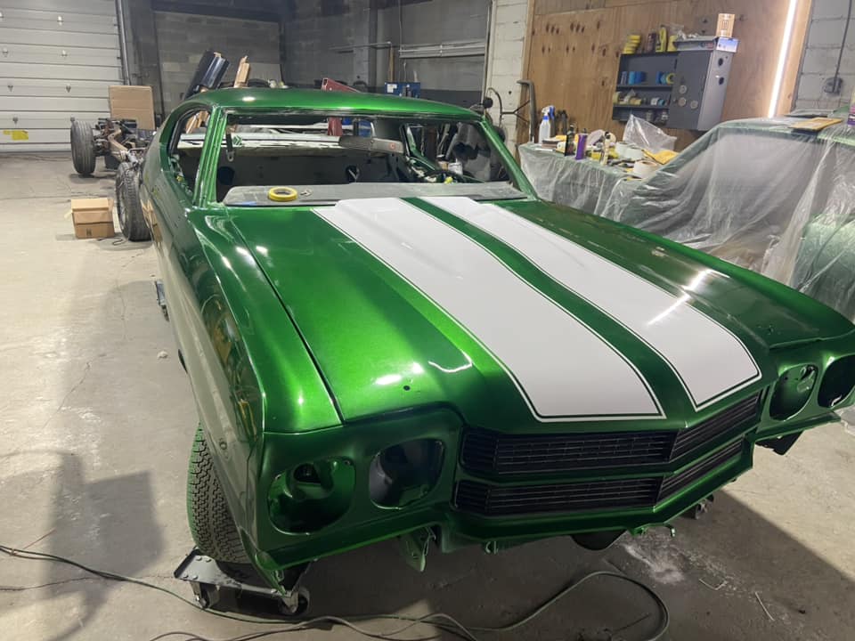 Tamco Paint Shamrock Green on 1970 Chevrolet Chevelle