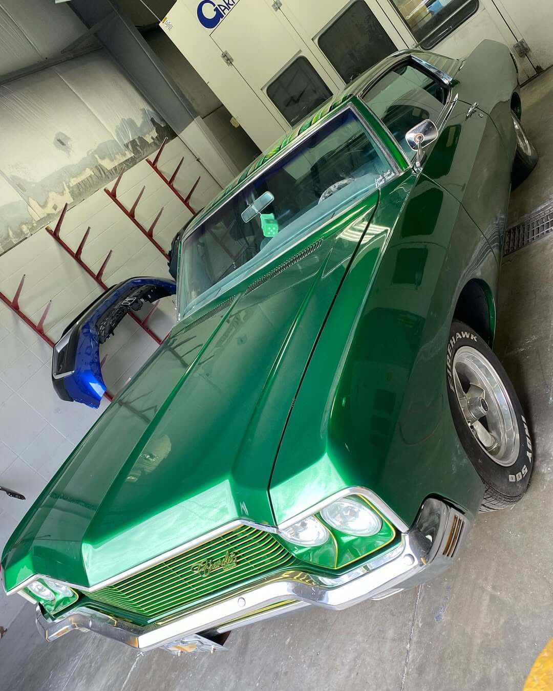 Tamco Paint Shamrock Green and Candy Concentrates in 1970 Chevrolet Caprice Classic