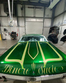 Tamco Paint Shamrock Green and Candy Concentrates in 1970 Chevrolet Caprice Classic