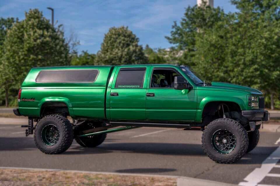Tamco Paint Shamrock Green 1997 GMC K3500 Pick Up Truck