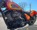 Tamco Paint ShockTop Orange on 2025 Indian Bobber Dark Horse