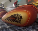 Tamco Paint ShockTop Orange on 2025 Indian Bobber Dark Horse