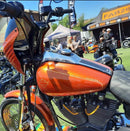 Tamco Paint ShockTop Orange on Harley Davidson FXR