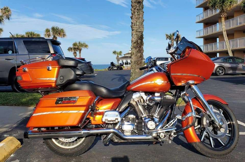 Shocktop Orange Motorcycle