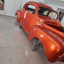 Tamco Paint Shocktop Orange on 1940 Plymouth