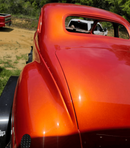 Tamco Paint Shocktop Orange on 1940 Plymouth