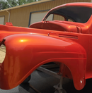 Tamco Paint Shocktop Orange on 1940 Plymouth
