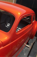 Tamco Paint Shocktop Orange on 1940 Plymouth