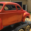 Tamco Paint Shocktop Orange on 1940 Plymouth