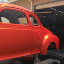 Tamco Paint Shocktop Orange on 1940 Plymouth