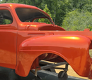 Tamco Paint Shocktop Orange on 1940 Plymouth