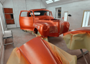 Tamco Paint Shocktop Orange on 1940 Plymouth