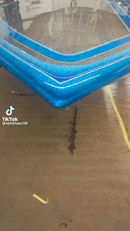 Tamco Paint Slick Silver Metallic and Candy Concentrates on Boat Hull