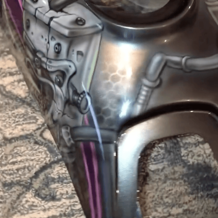 Tamco Paint Smoke Metallic on Yamaha YFZ450 Drag Bike Parts