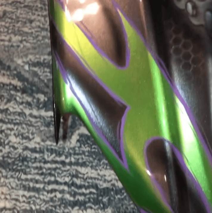 Tamco Paint Smoke Metallic on Yamaha YFZ450 Drag Bike Parts