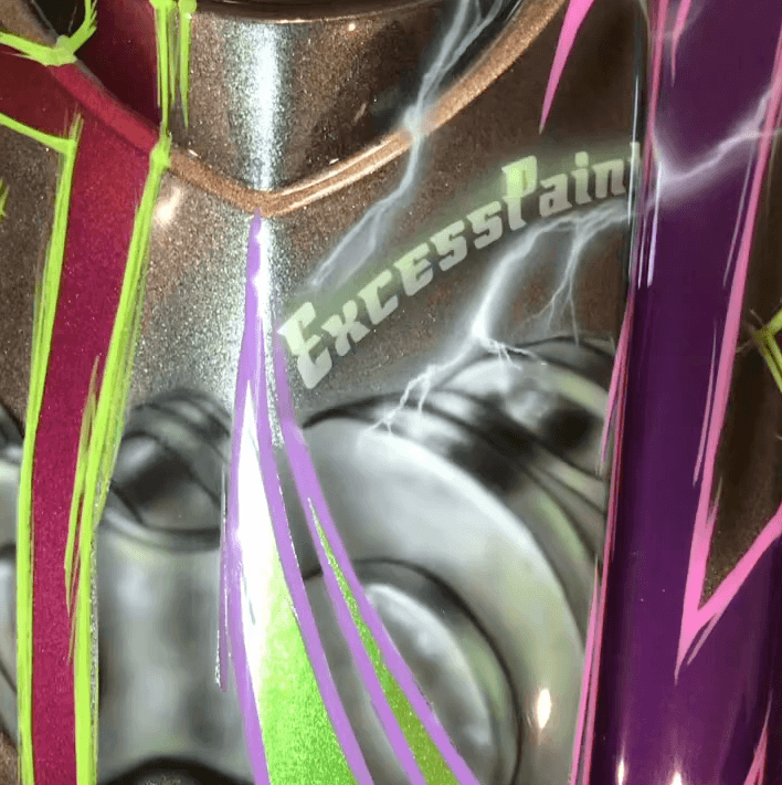 Tamco Paint Smoke Metallic on Yamaha YFZ450 Drag Bike Parts