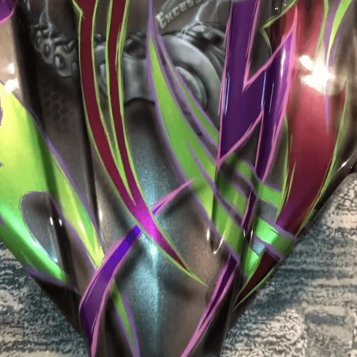 Tamco Paint Smoke Metallic on Yamaha YFZ450 Drag Bike Parts