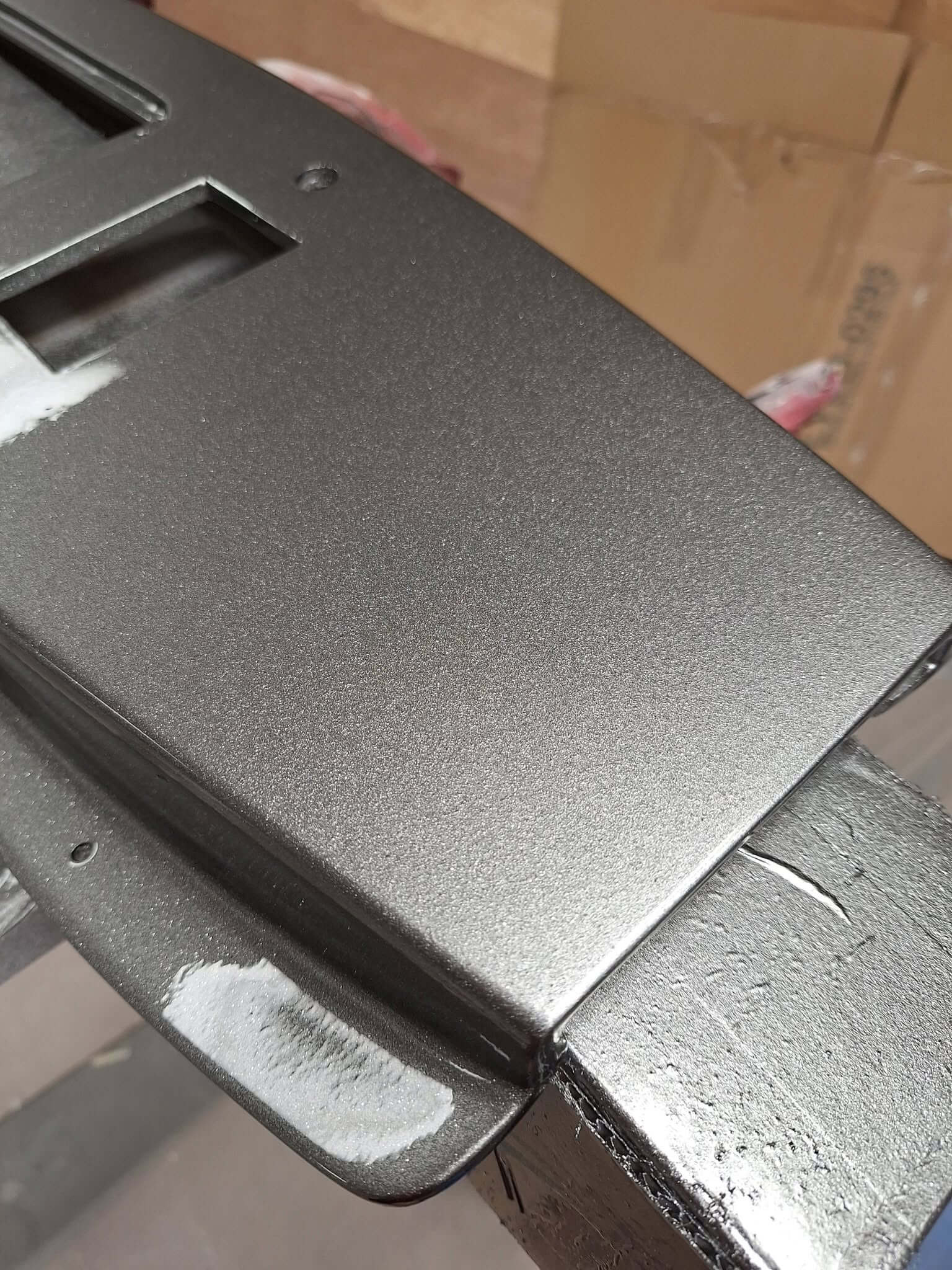 Tamco Paint Smoke & Slick Silver Metallic on Interior Headliner