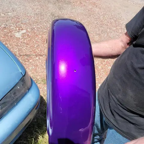 Purple Pop Pearl Rear fender Motorcycle