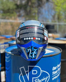 Tamco Paint SoCal Blue Candy Concentrate on Harley Simpson Helmet