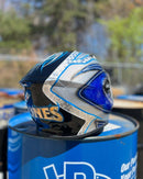 Tamco Paint SoCal Blue Candy Concentrate on Harley Simpson Helmet