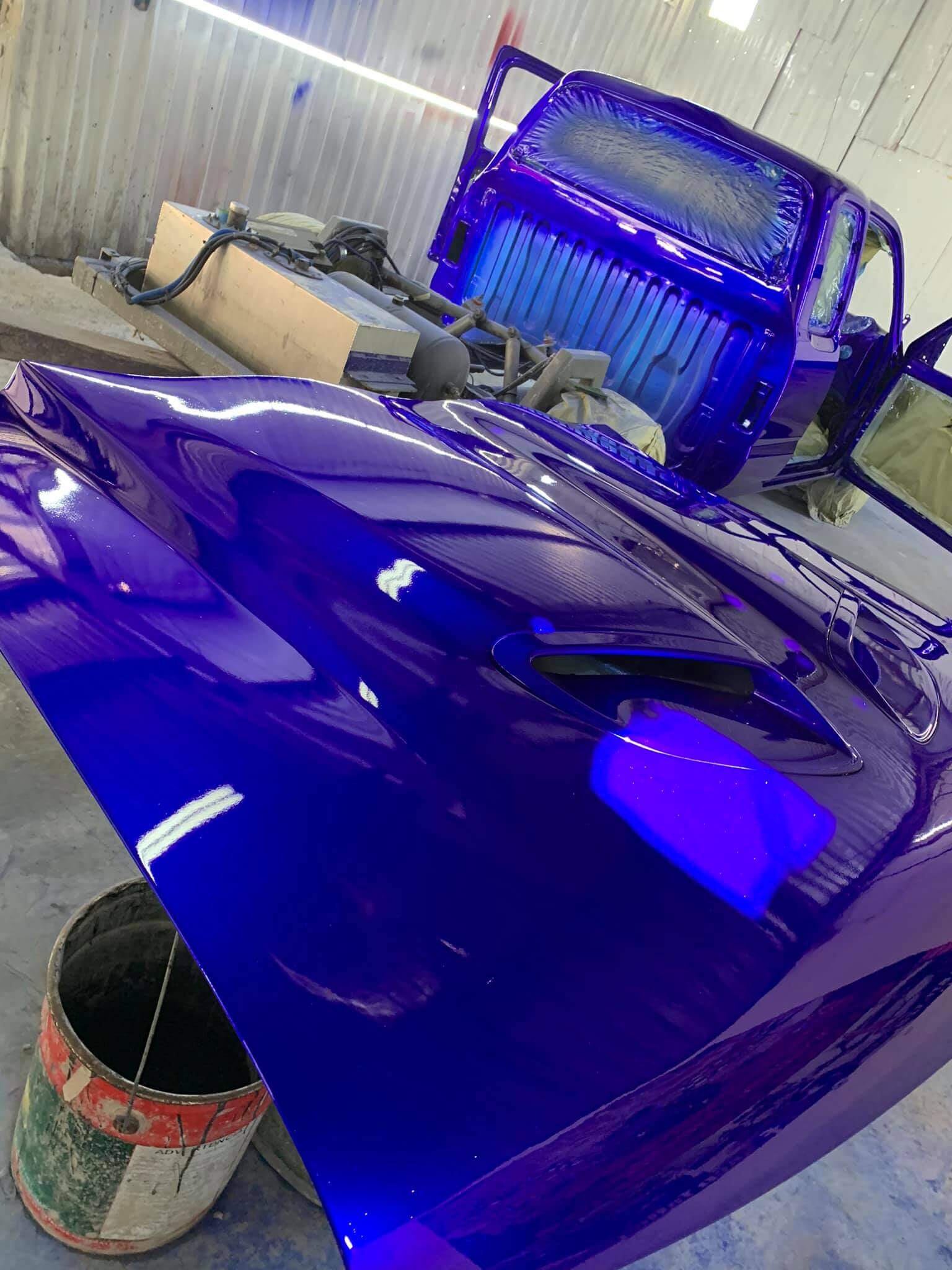 Tamco Paint SoCal Blue Candy Concentrate on Car