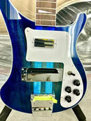Tamco Paint SoCal Blue Candy Pearl Basecoat on Guitar