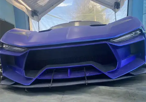 Tamco Paint SoCal Blue Candy Pearl Basecoat on Car