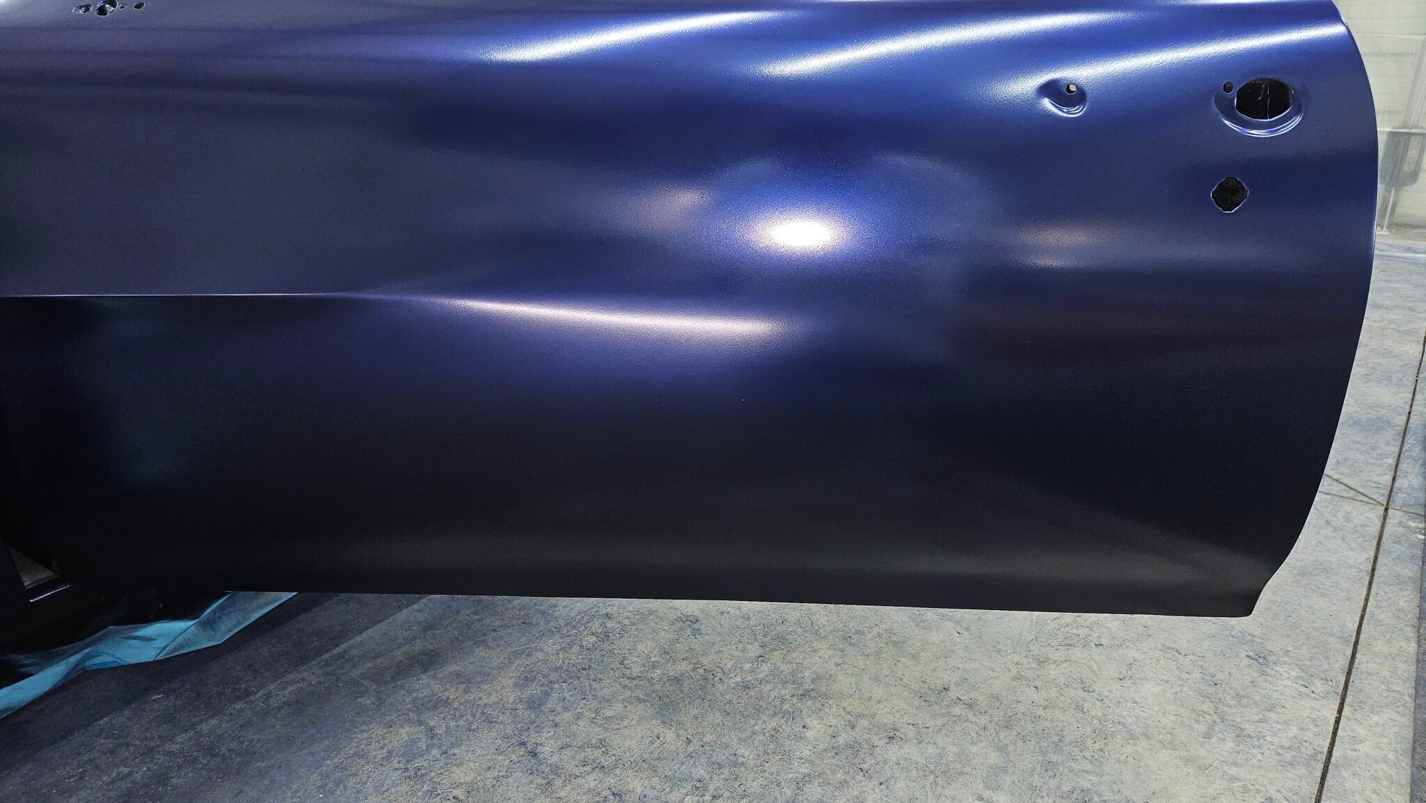Tamco Paint SoCal Blue Candy Pearl Basecoat on Pontiac Lemans