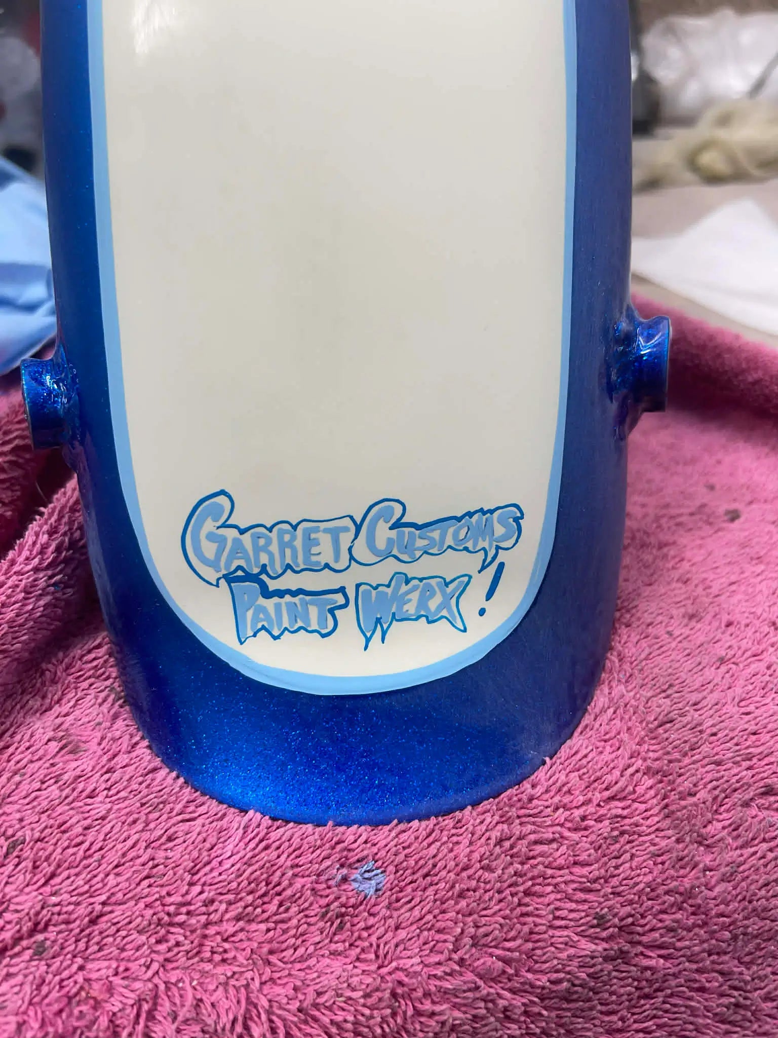 Tamco Paint SoCal Blue - Candy Concentrate on Motorcycle Parts & Chassis