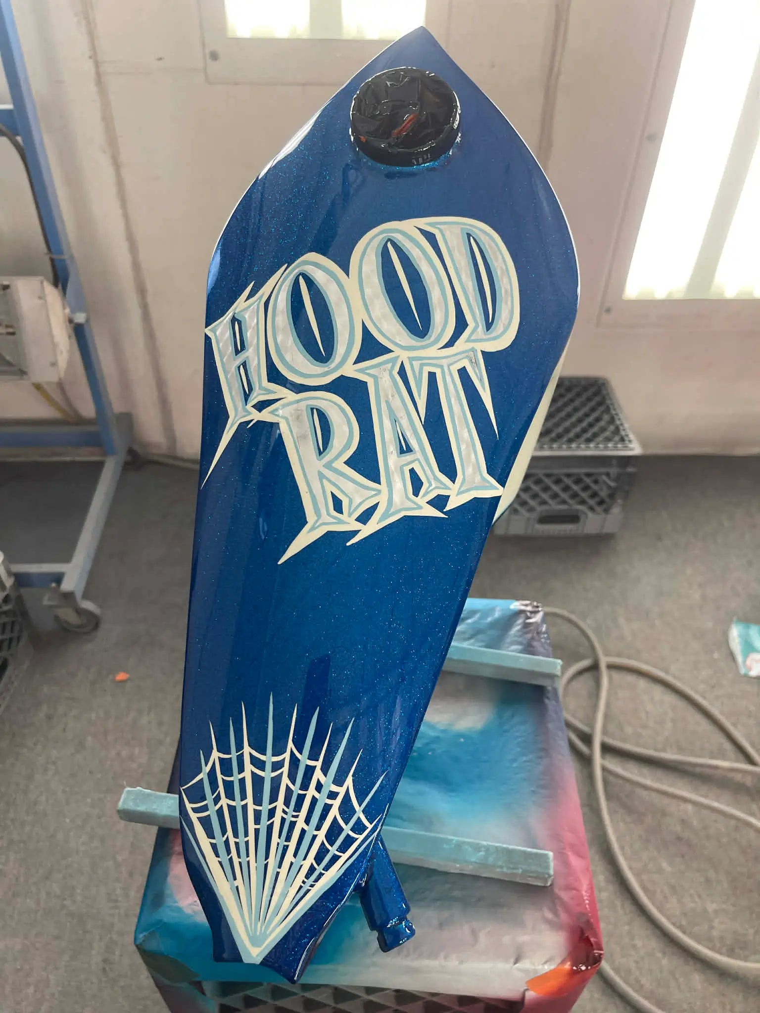 Tamco Paint SoCal Blue - Candy Concentrate on Motorcycle Parts & Chassis