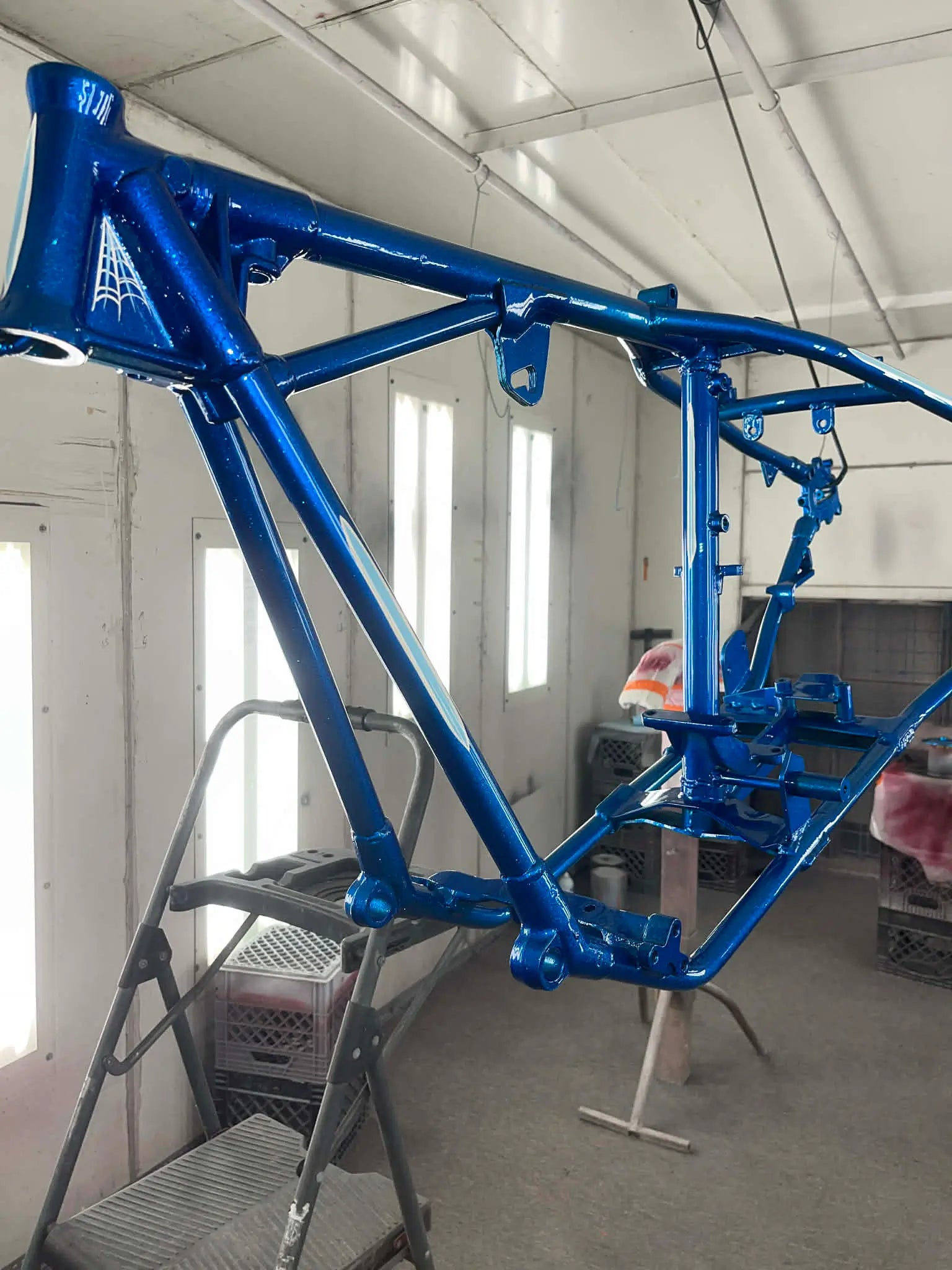 Tamco Paint SoCal Blue - Candy Concentrate on Motorcycle Parts & Chassis