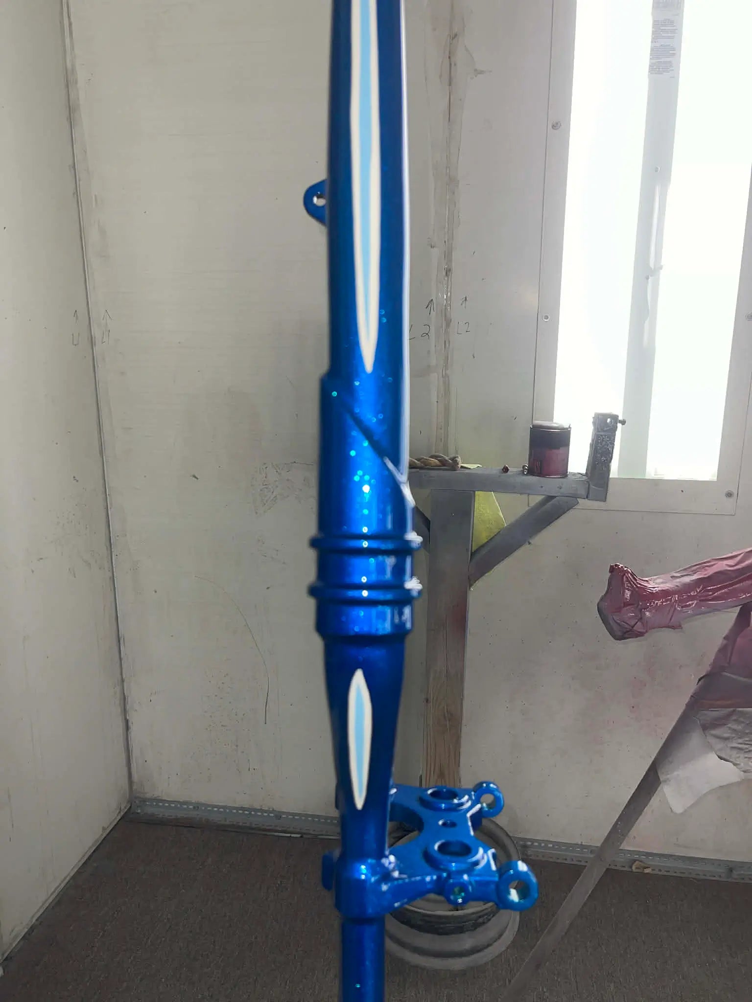Tamco Paint SoCal Blue - Candy Concentrate on Motorcycle Parts & Chassis