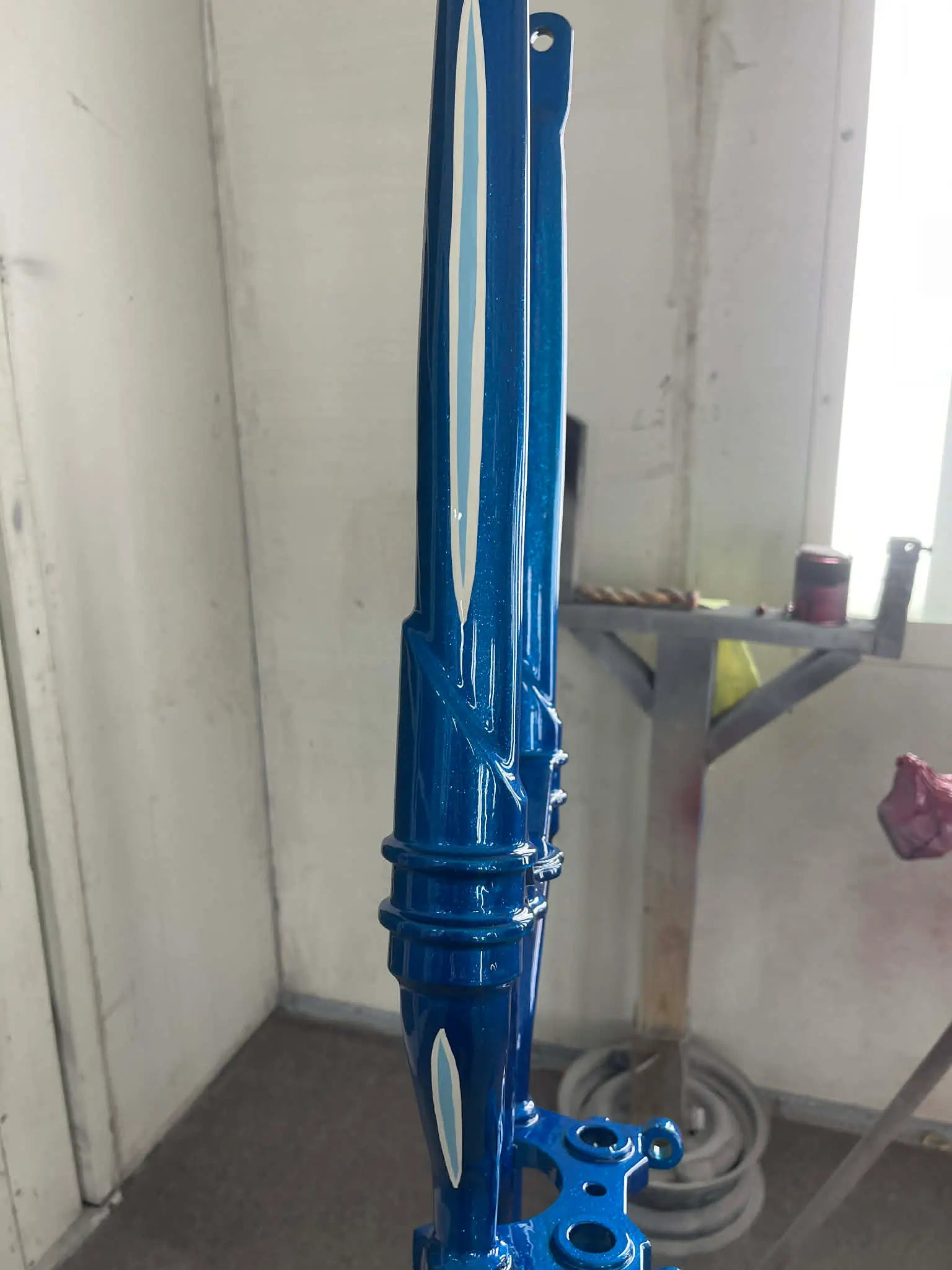 Tamco Paint SoCal Blue - Candy Concentrate on Motorcycle Parts & Chassis