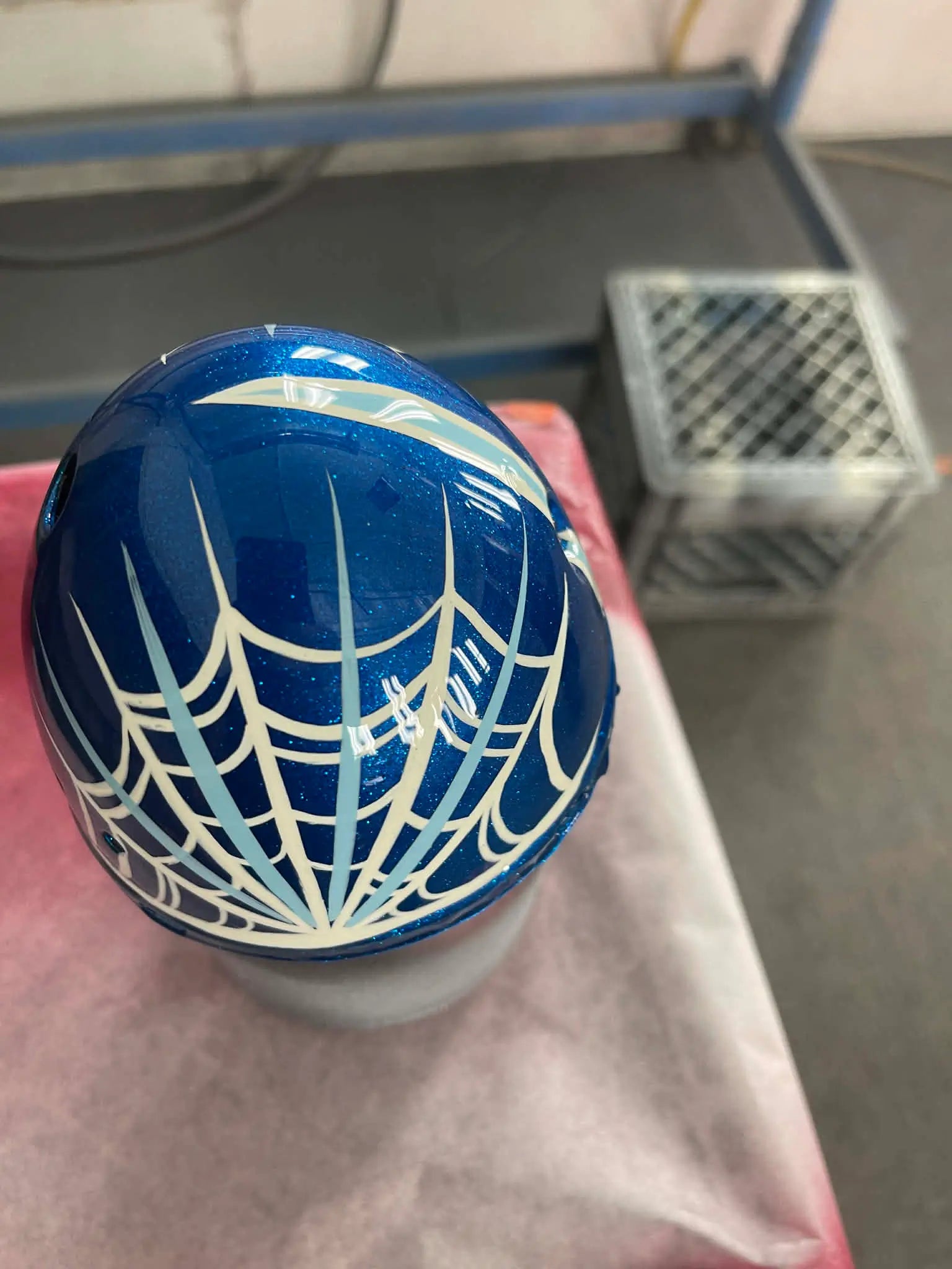 Tamco Paint SoCal Blue - Candy Concentrate on Motorcycle Parts & Chassis