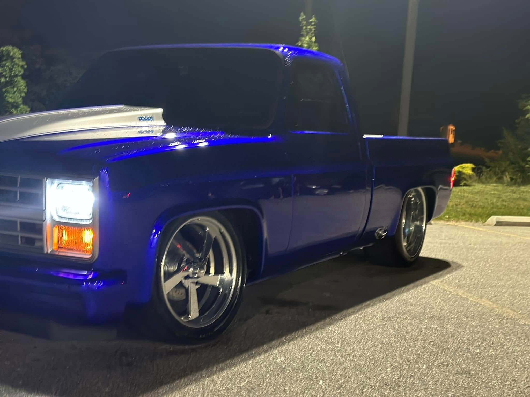 Tamco Paint SoCal Blue 2k Candy & Kandy Killa Blue 2K Candy in 1982 Chevrolet C10