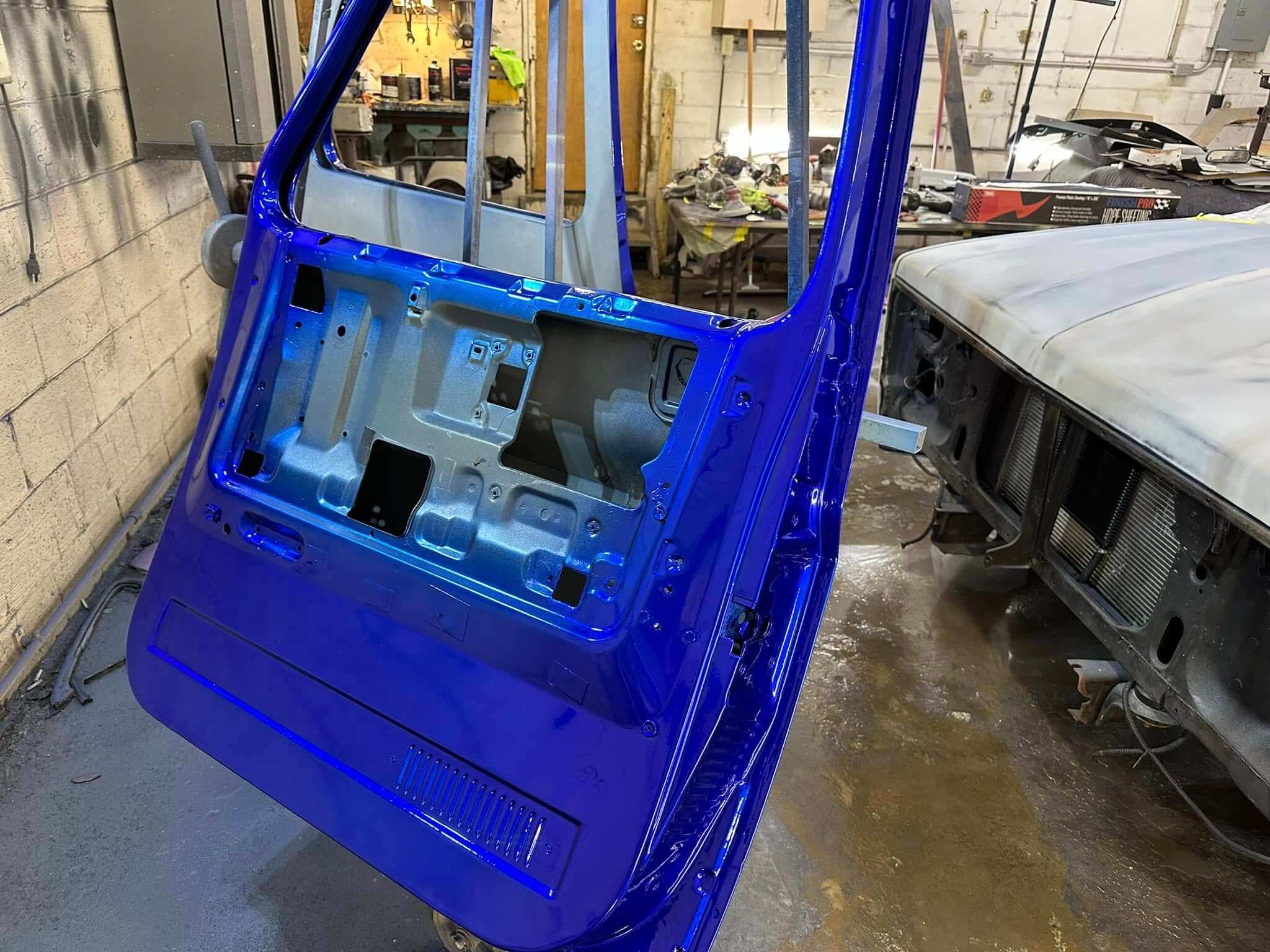Tamco Paint SoCal Blue 2k Candy & Kandy Killa Blue 2K Candy in 1982 Chevrolet C10