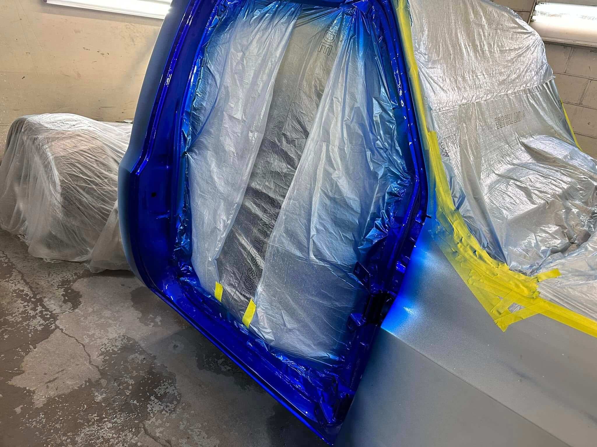 Tamco Paint SoCal Blue 2k Candy & Kandy Killa Blue 2K Candy in 1982 Chevrolet C10