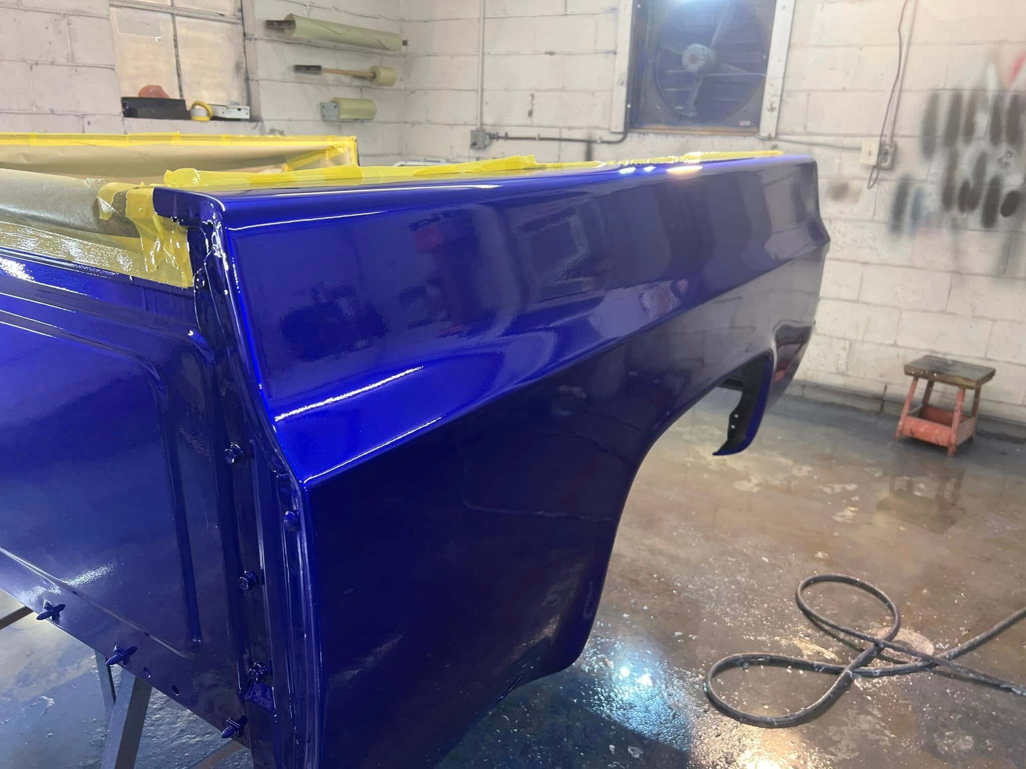 Tamco Paint SoCal Blue 2k Candy & Kandy Killa Blue 2K Candy in 1982 Chevrolet C10