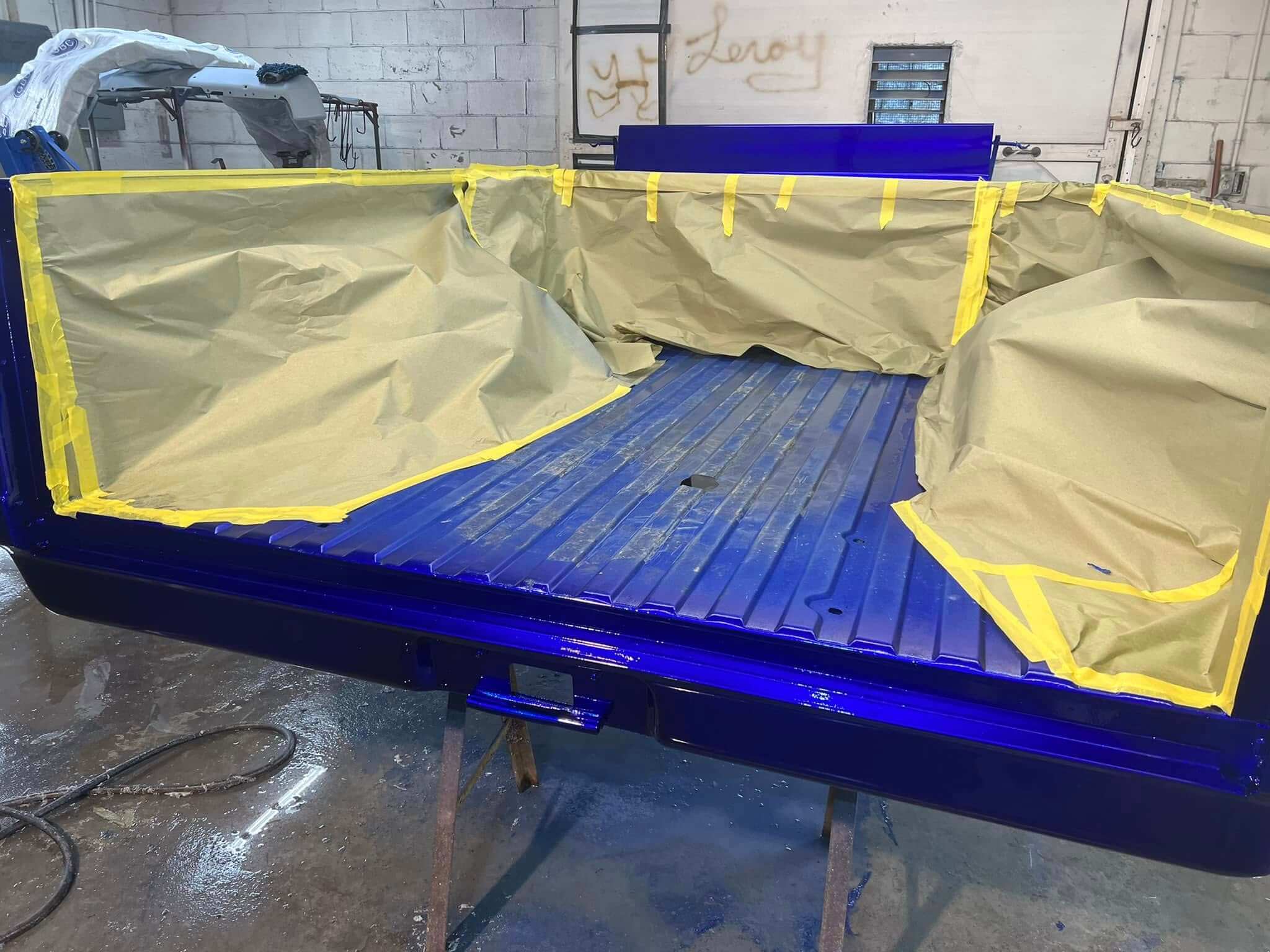 Tamco Paint SoCal Blue 2k Candy & Kandy Killa Blue 2K Candy in 1982 Chevrolet C10