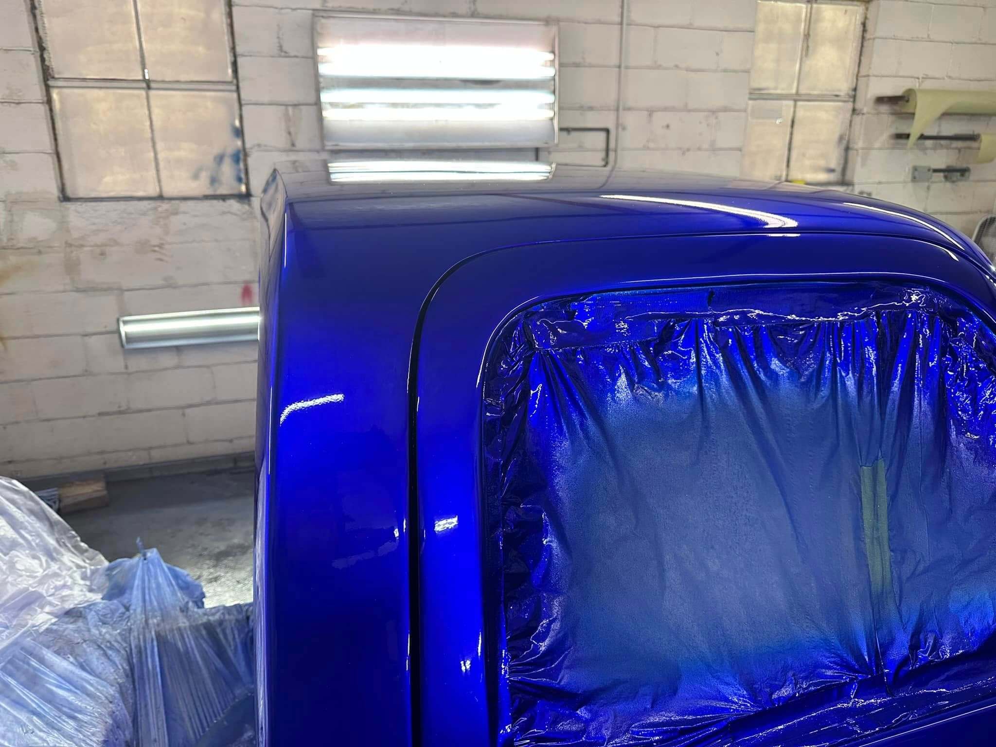 Tamco Paint SoCal Blue 2k Candy & Kandy Killa Blue 2K Candy in 1982 Chevrolet C10