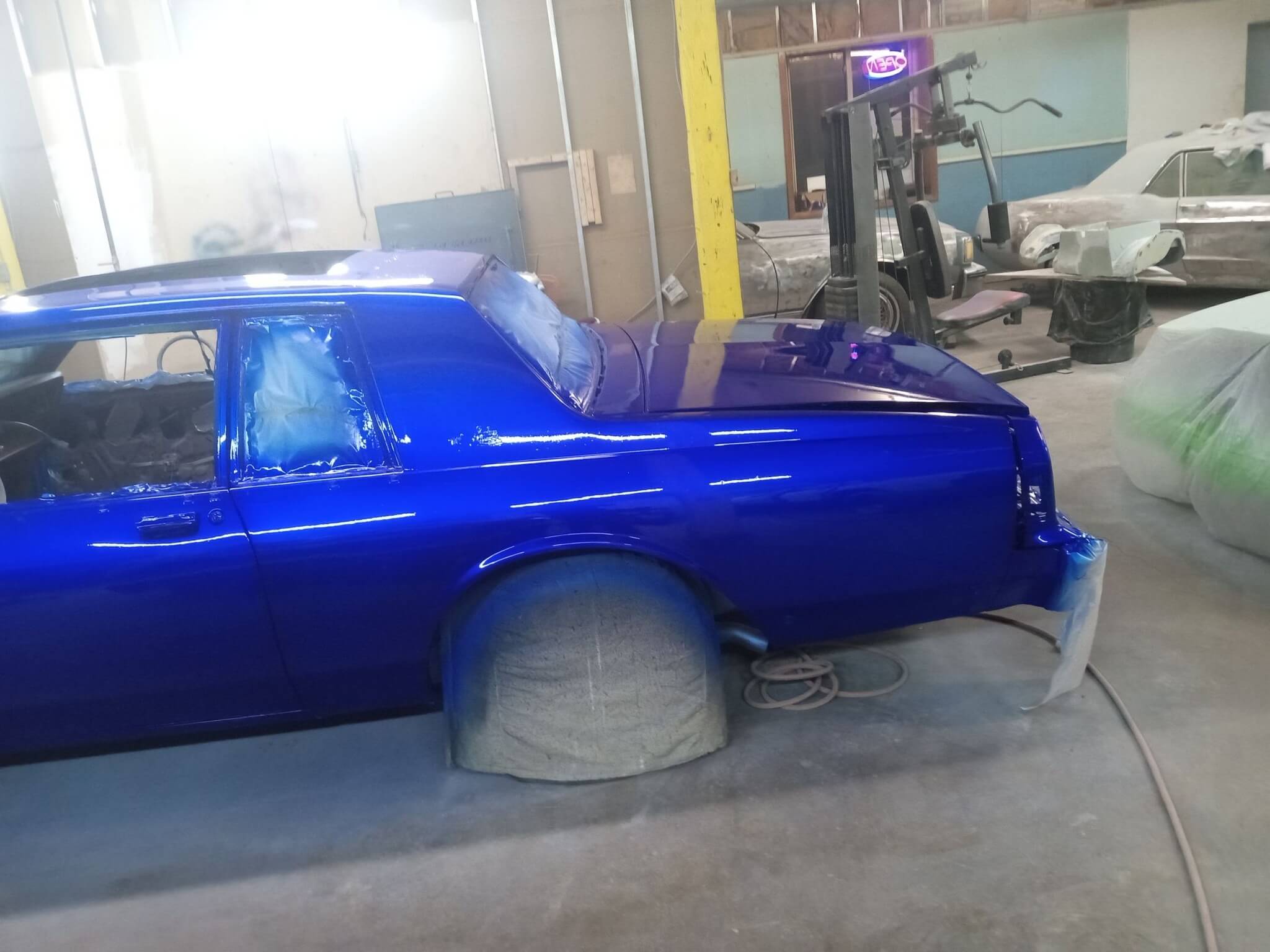 Tamco Paint SoCal Blue Candy Pearl Basecoat in Chevrolet Caprice