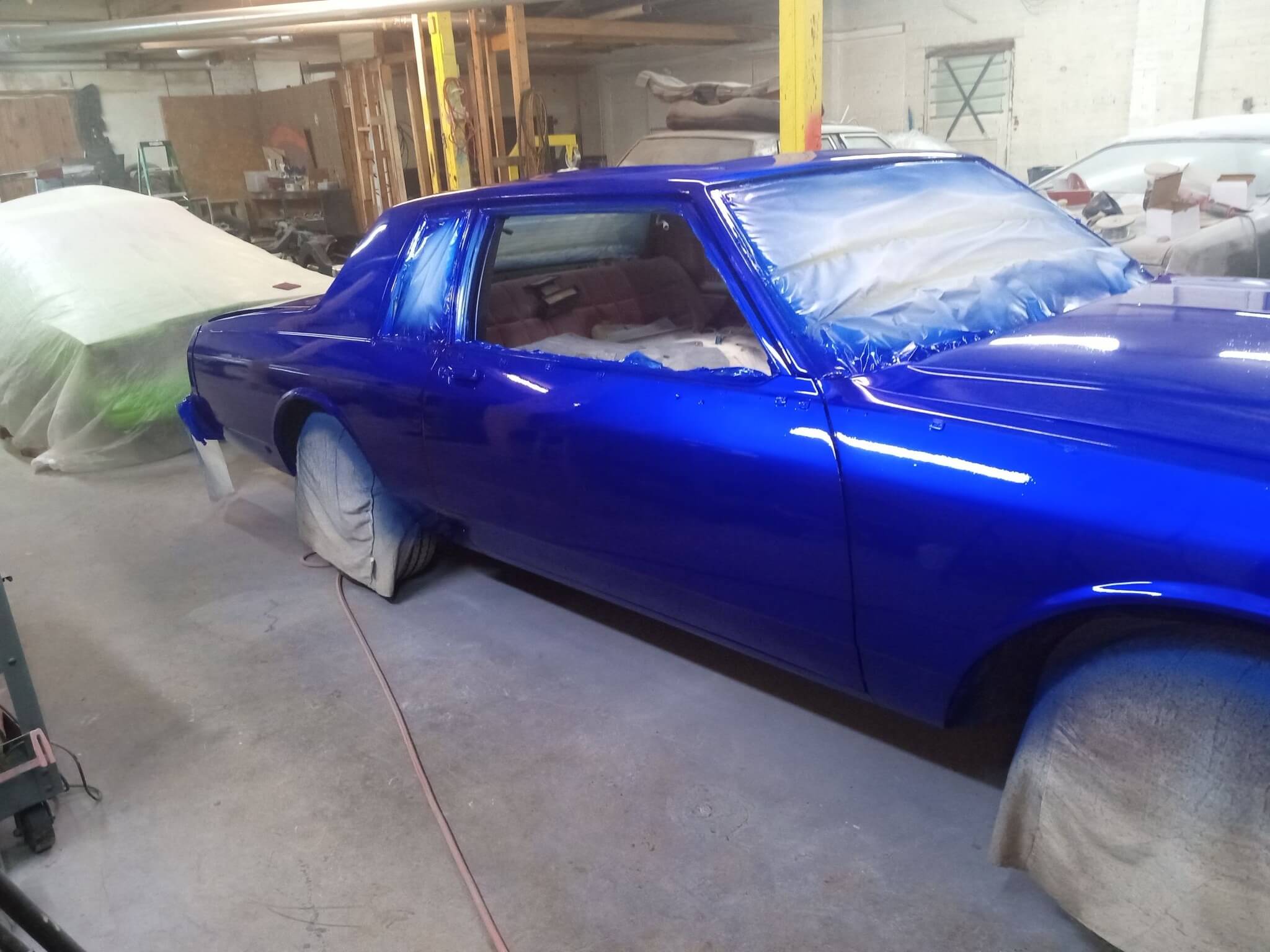 Tamco Paint SoCal Blue Candy Pearl Basecoat in Chevrolet Caprice