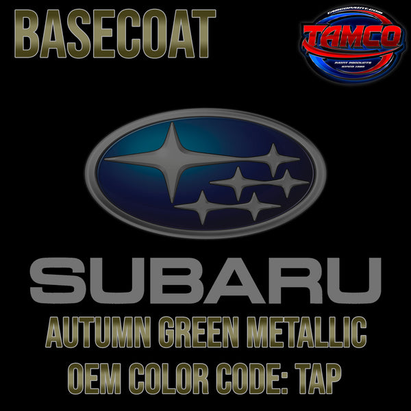 Subaru Autumn Green Metallic | TAP | 2020-2023 | OEM Basecoat