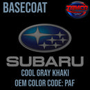Subaru Cool Gray Khaki Basecoat