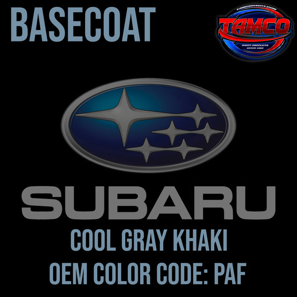 Subaru Cool Gray Khaki | PAF | 2018-2023 | OEM Basecoat