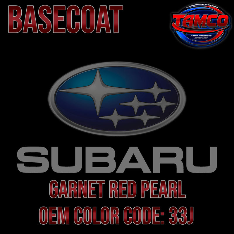 Subaru Garnet Red Pearl | 33J | 2005-2008 | OEM Basecoat