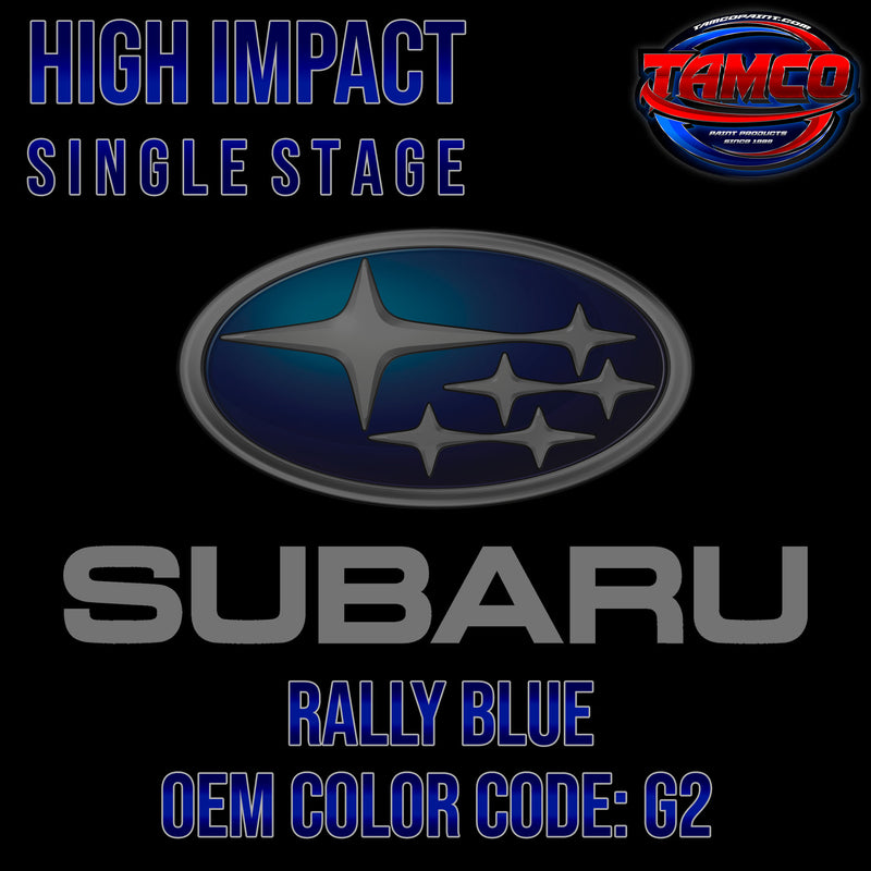 Subaru Rally Blue | 74F | 1998-1999 | OEM High Impact Single Stage