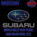 Subaru World Rally Blue Pearl Basecoat 